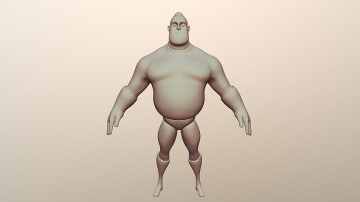 Mr. Incredible Model 3D Model