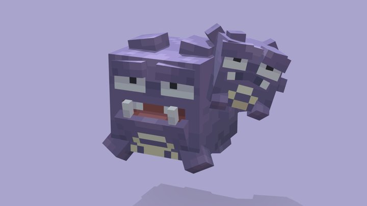 Weezing Minecraft (OLD) 3D Model