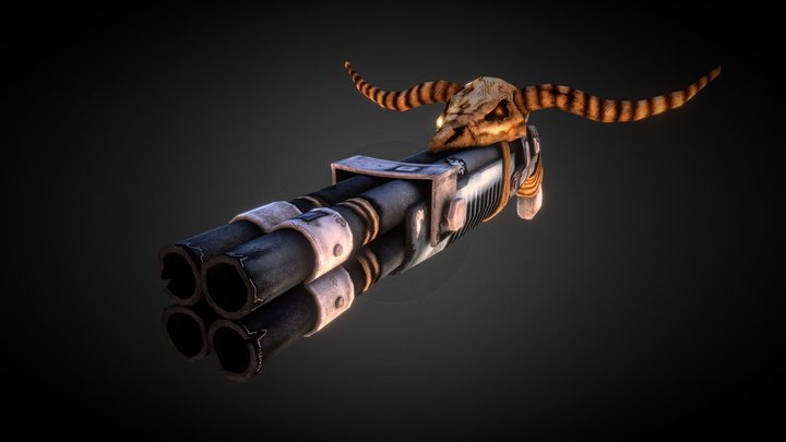 Outlaw Shotgun 3D Model