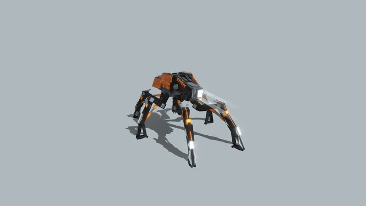 Robot-Spider 3D Model