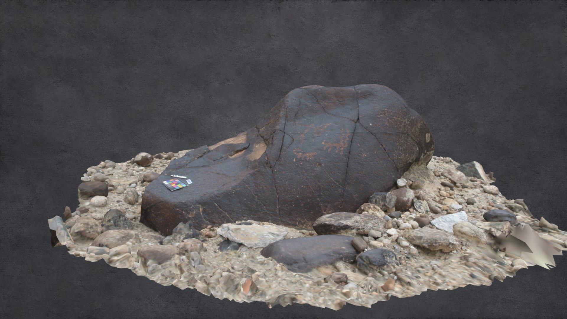 Rock Carving at Chilas-IX (Rock 41) - 3D model by cvlablums [95e9f81 ...