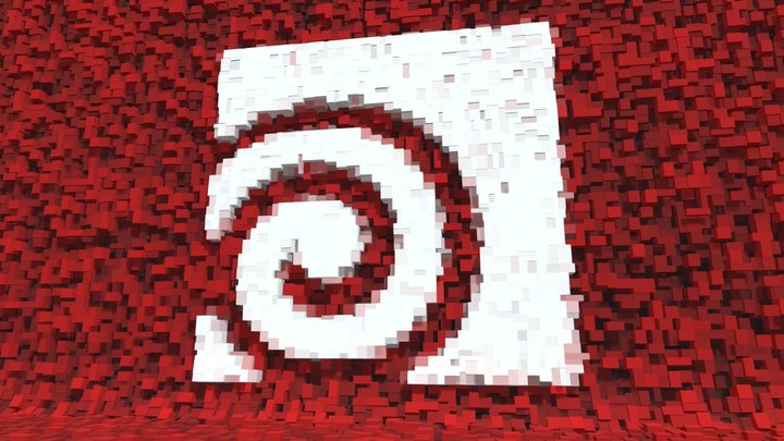 Procedural Stage Background 3D Model