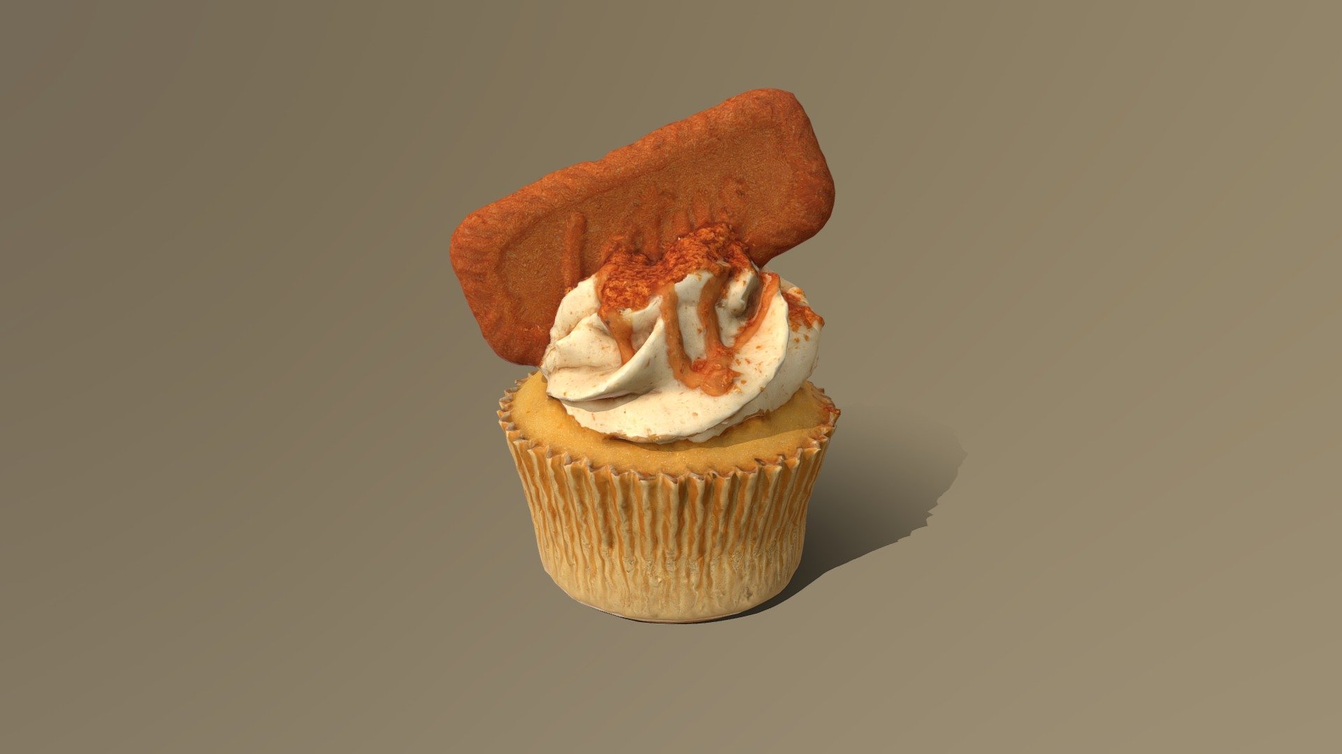 Strawberry Cupcake 3d