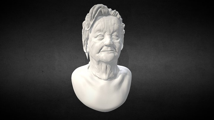 Grandmother sculpt 3D Model