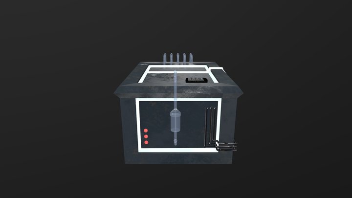 Katarzyna Piontek Skrzynia - zaliczenie 3D Model