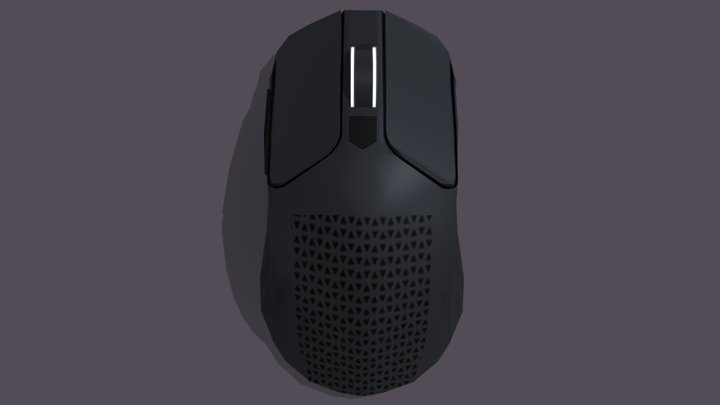 Computer Mouse (low-poly) 3D Model