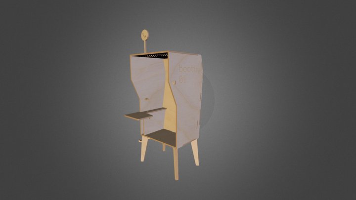 OpenDesk-Wiki-Booth 3D Model