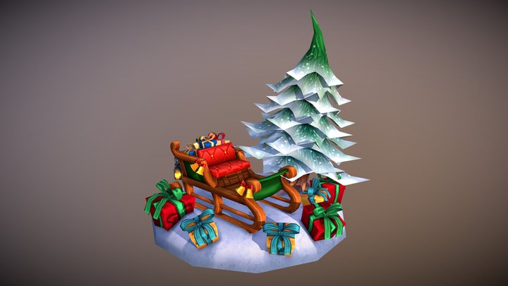 Xmas Gift Spot [World of Epic Hunters] 3D Model