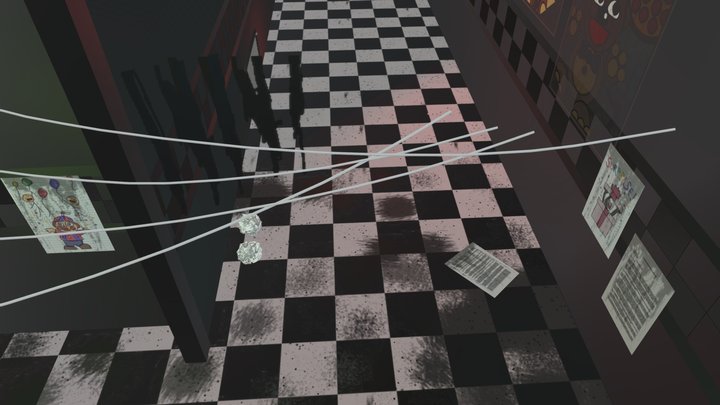 Messy Room Port blender 3D Model