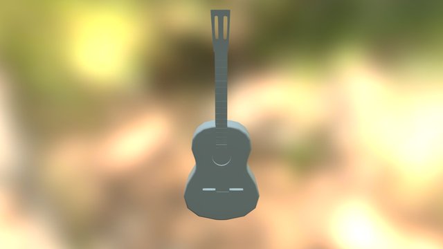 Guitarra 3D Model