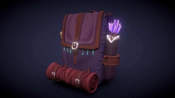 DS - Hunter's Backpack 3D Model