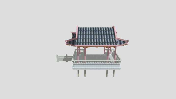 湖心亭 3D Model
