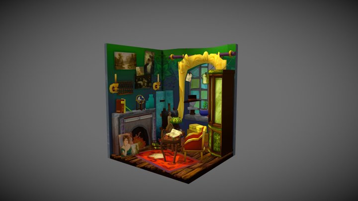 DAE Crib 3D Model