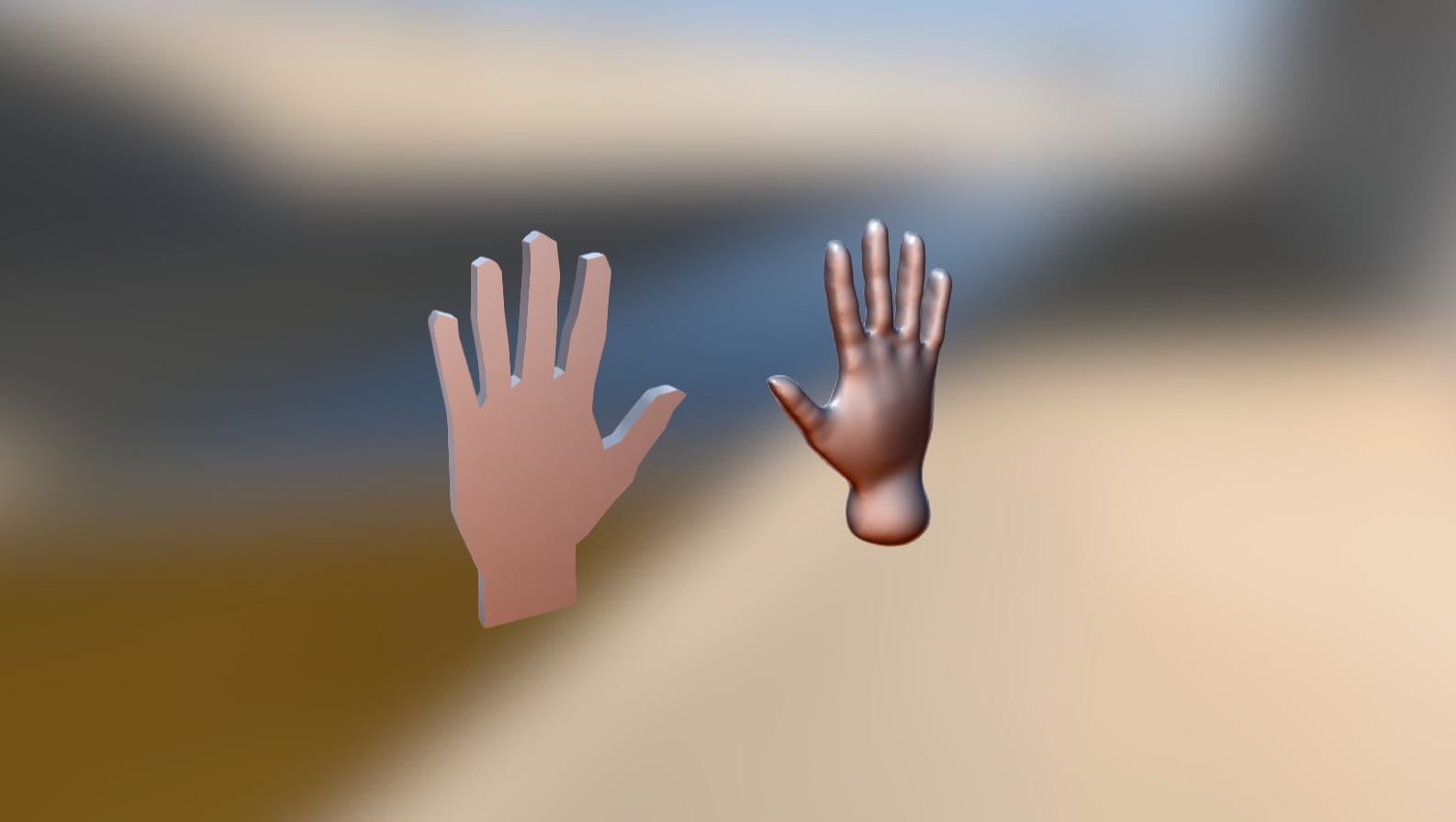 Hands (low poly and hi poly) - Download Free 3D model by Raid [95efbaa ...
