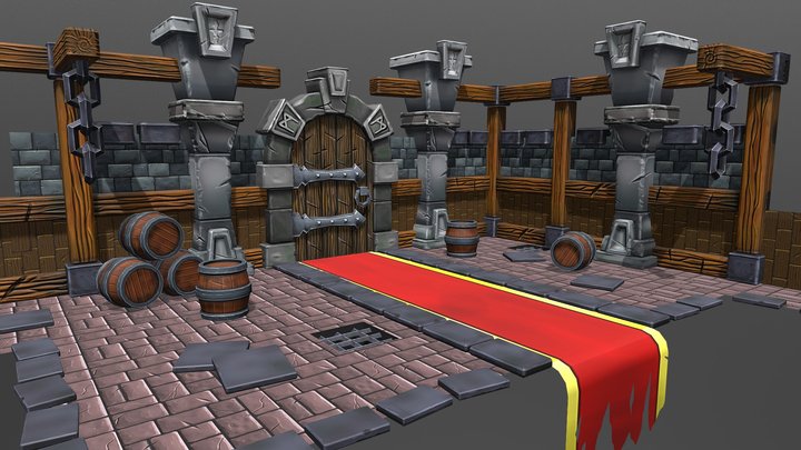 Dungeon 3D Model