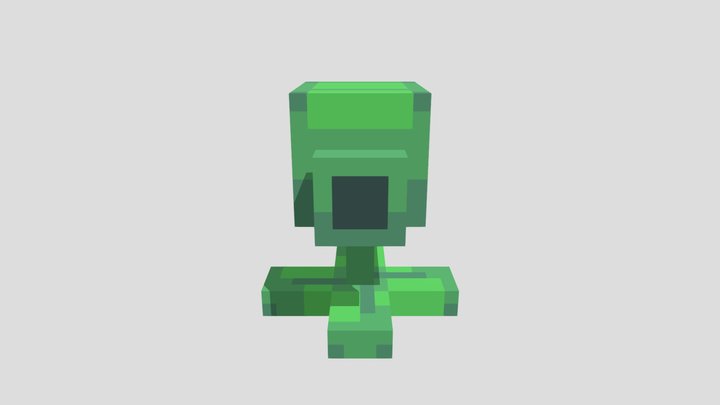 Peashooter 3D Model
