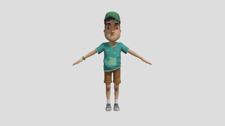 Hello Neighbor Search and Rescue Nicky Roth 3D Model