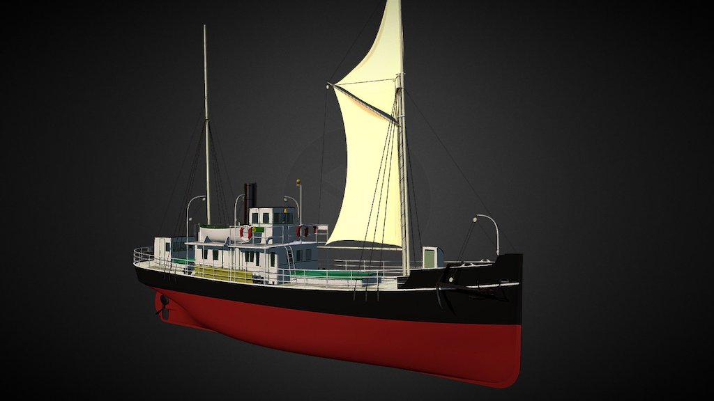 S.S. Dicky under sail