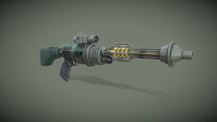 Custom Sniper 3D Model