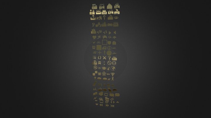 Webdings – Modello 3D gratuito STL