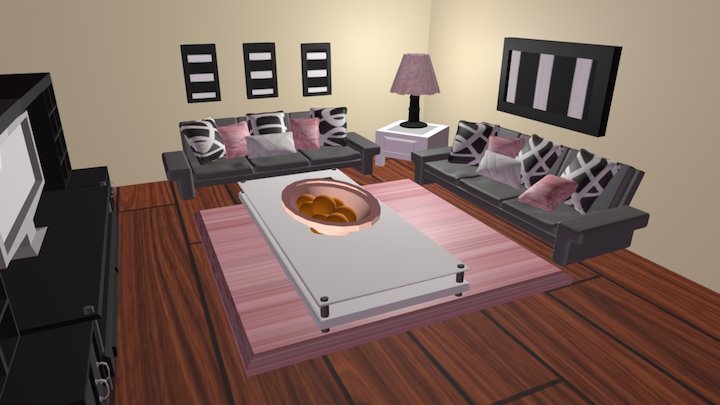 super simple room 3D Model