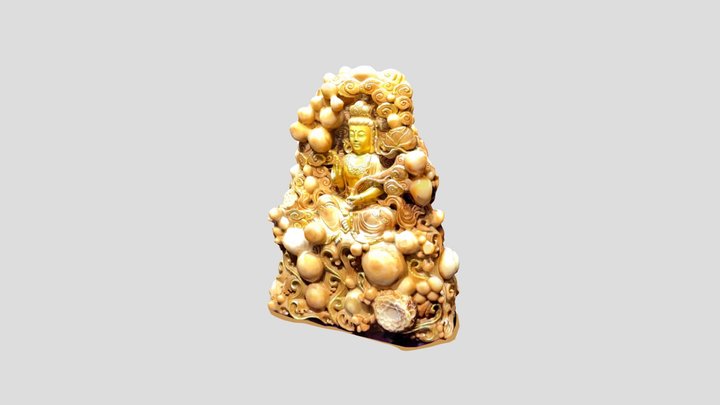 龙宫舍利自在观音-最胜 3D Model