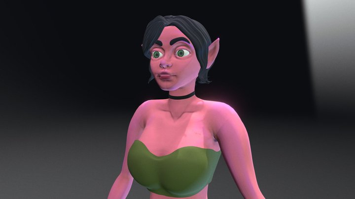 Final Character - VIA (Original Character) 3D Model
