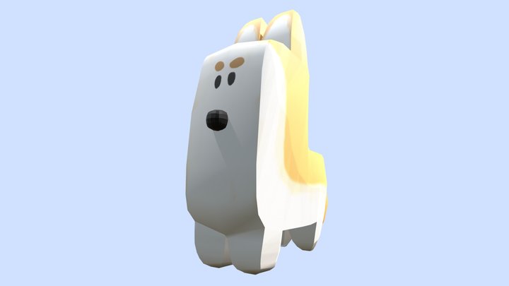 Shiba (modified) 3D Model