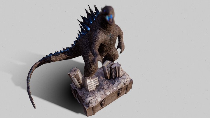 Godzilla Death Crate 3D Model