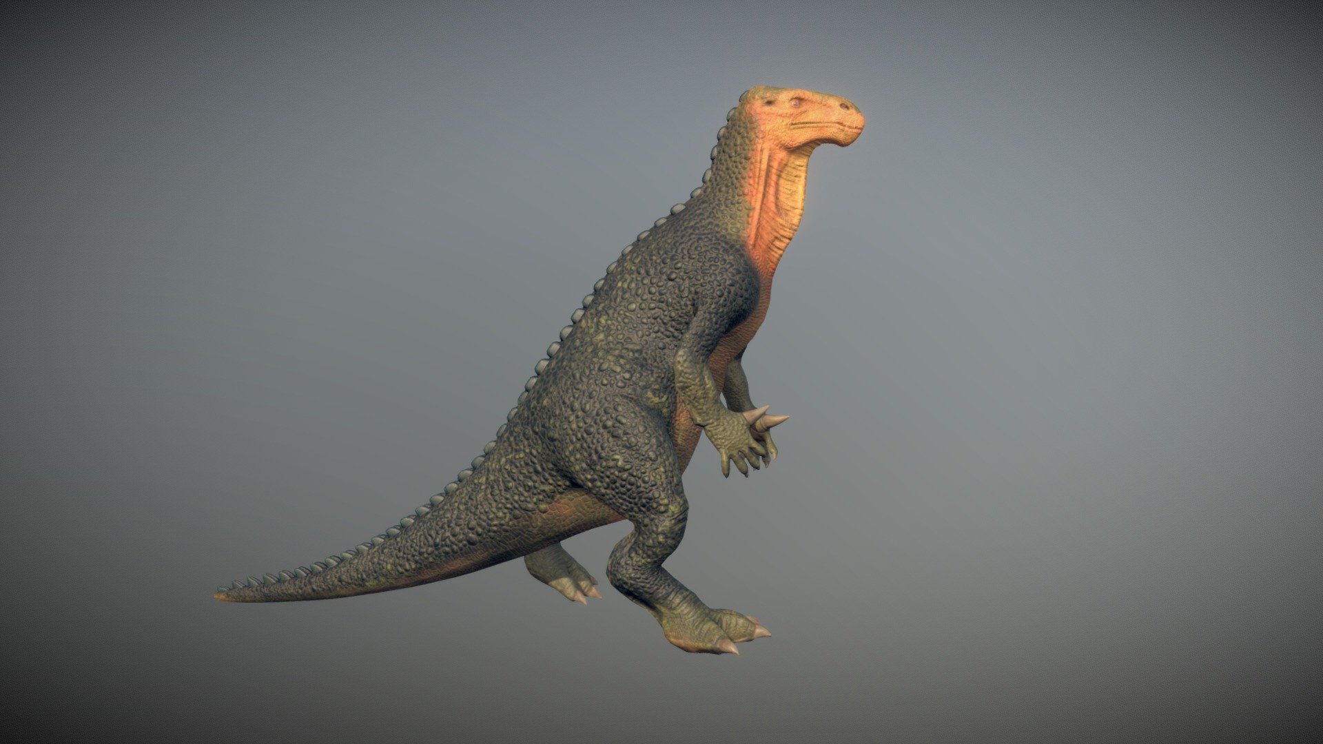 Iguanodon - Zdeněk Burian - 3D model by ya.iljinser [95f83d9] - Sketchfab