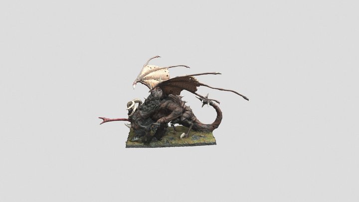 Jabberslythe - Warhammer photogrammetry 3D Model