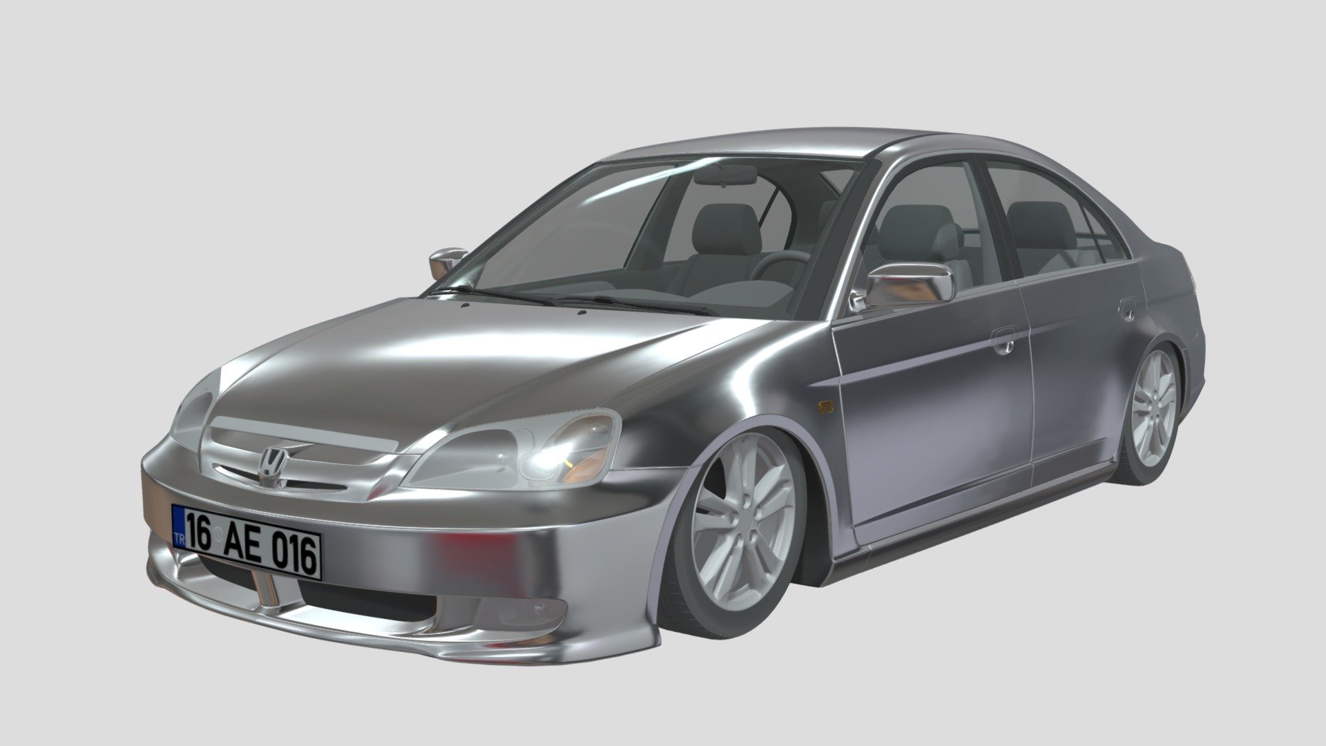 2001 Honda Civic Vtec 2 - 3D model by aytekin.ertunc.49 [95f957d ...