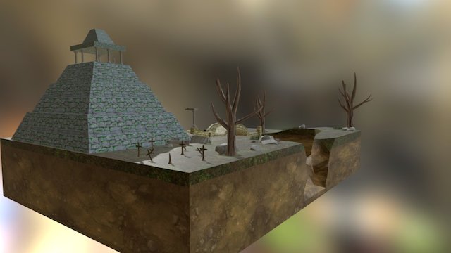 Temple Ruins 3D Model