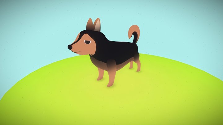 Plotka - The Dog 3D Model