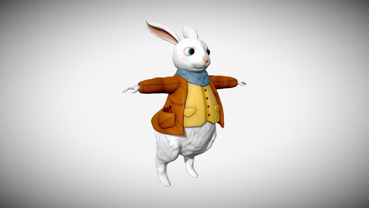 The White Rabbit 3D Model