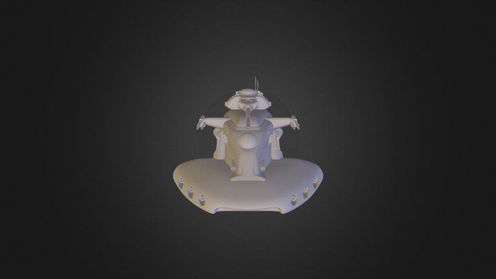 Trade Federation Tank 3D Model