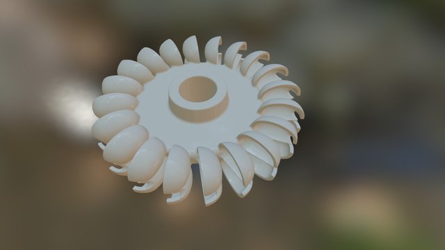 Turbina Pelton 3D Model