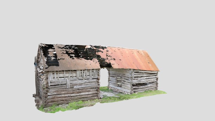 Dogtrot Cabin (Castro Colonies LHC) 3D Model