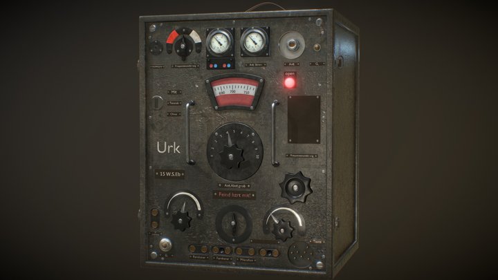 WW2 German Transceiver | LA6NCA 3D Model