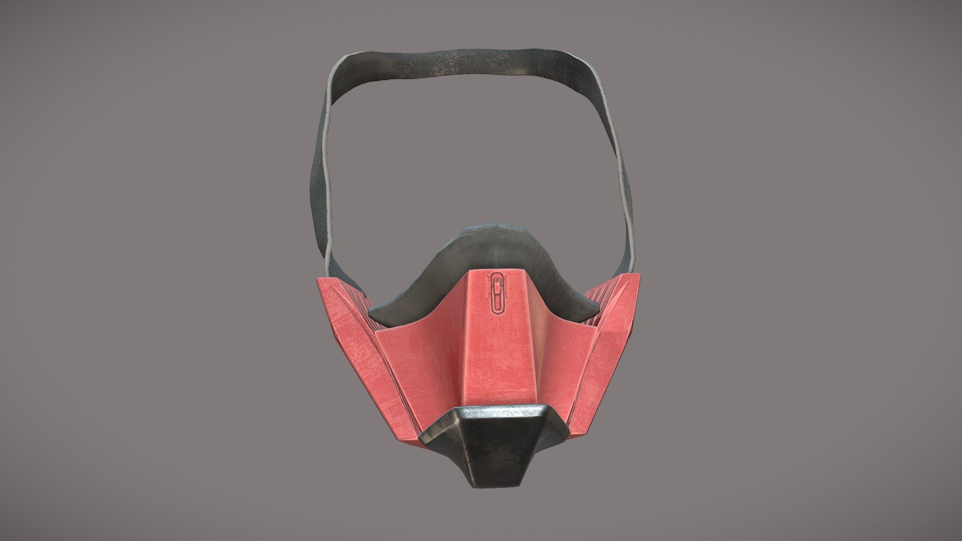 Hanging On Neck Dystopian Gas Mask - Buy Royalty Free 3D model by 3dia ...