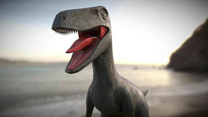 [#3] Creature - Raptor 3D Model