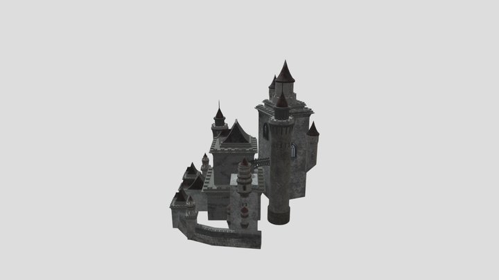 Medieval Castle 3D Model