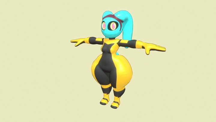 shortstack alien girl 3D Model
