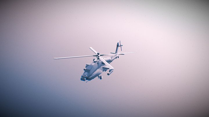 AH-64 Apache 3D Model 3D Model