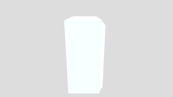 Glass Bathroom Block 3D Model