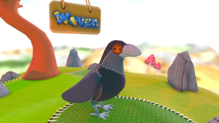 Woven - Crow 3D Model