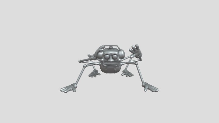 dj music man 3D Model