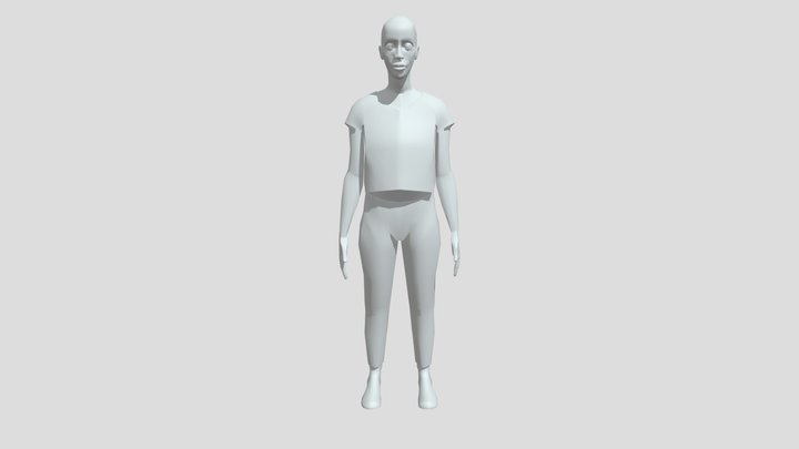 DIG 4324 Human Finished Carrie - Janusz Abeleda 3D Model