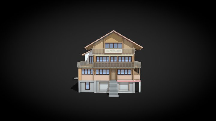 Les Prealpes 3D Model