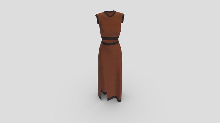 Skechfab- Dress-14 3D Model